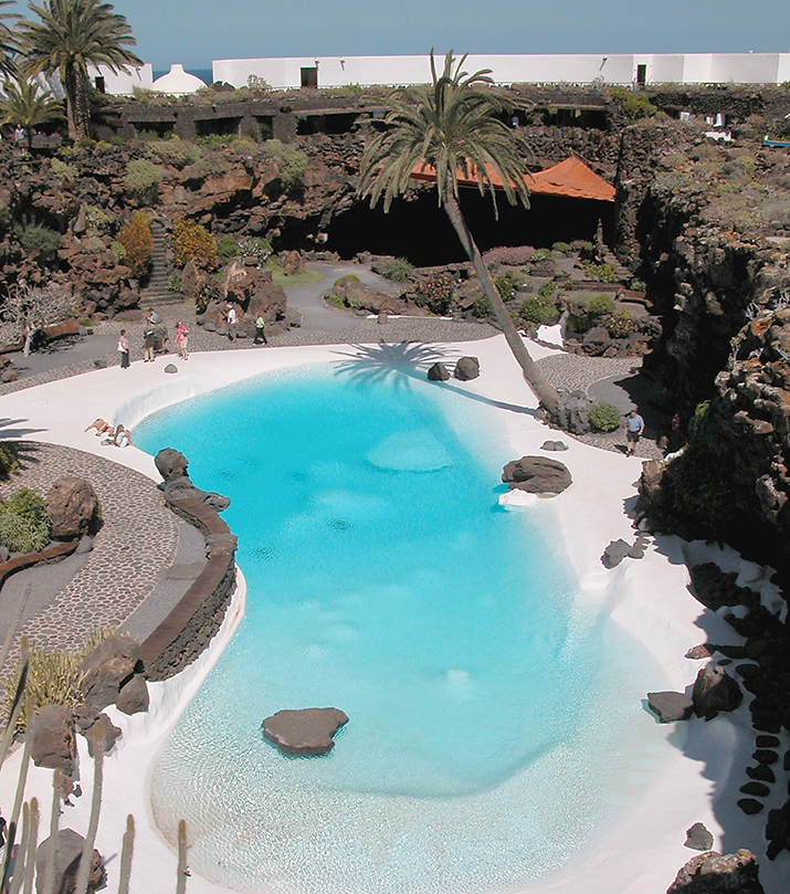 Jameos del Agua, Garten